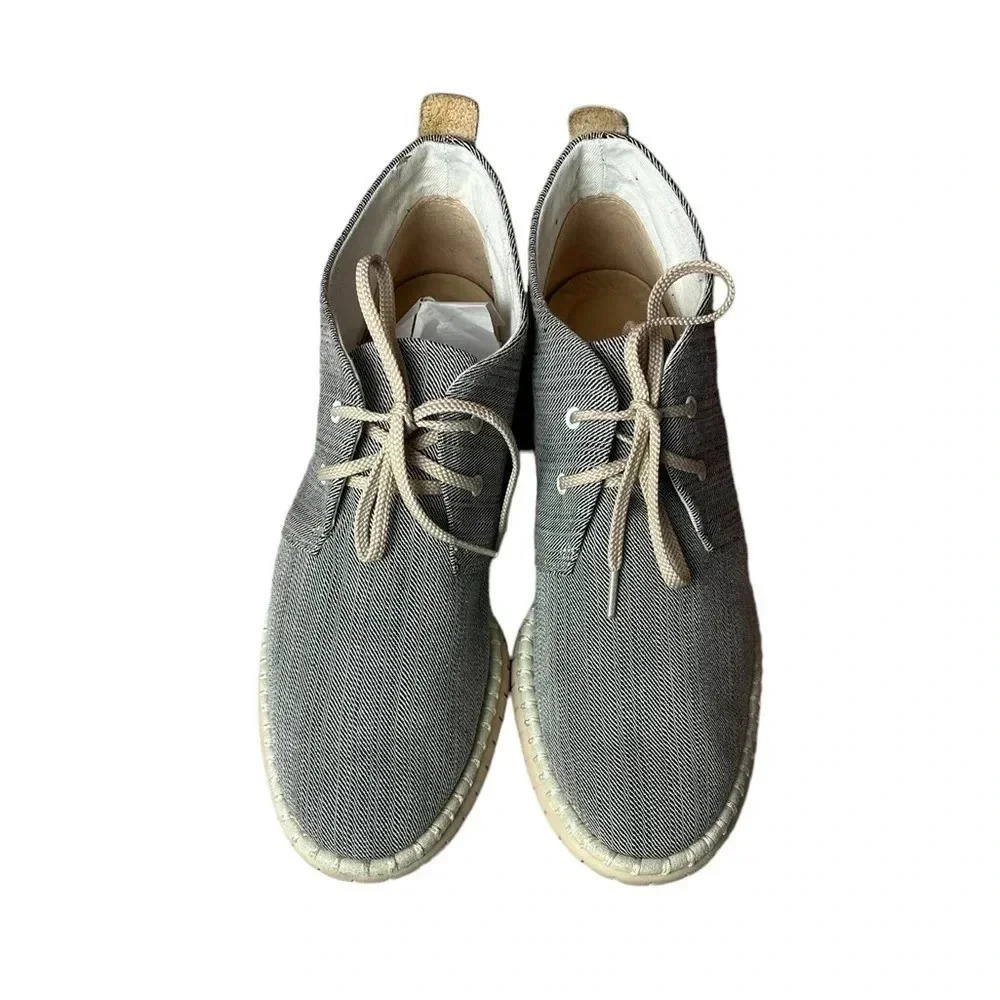 Clark’s Women’s Canvas Ankle Tie Shoes Light Tan Casual Size 7 - Picture 3 of 8